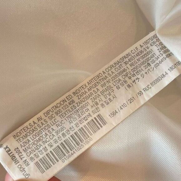 Zara Womens Suit Blazer US 4 D White Open front Lined officewear workwear formal - Picture 9 of 13